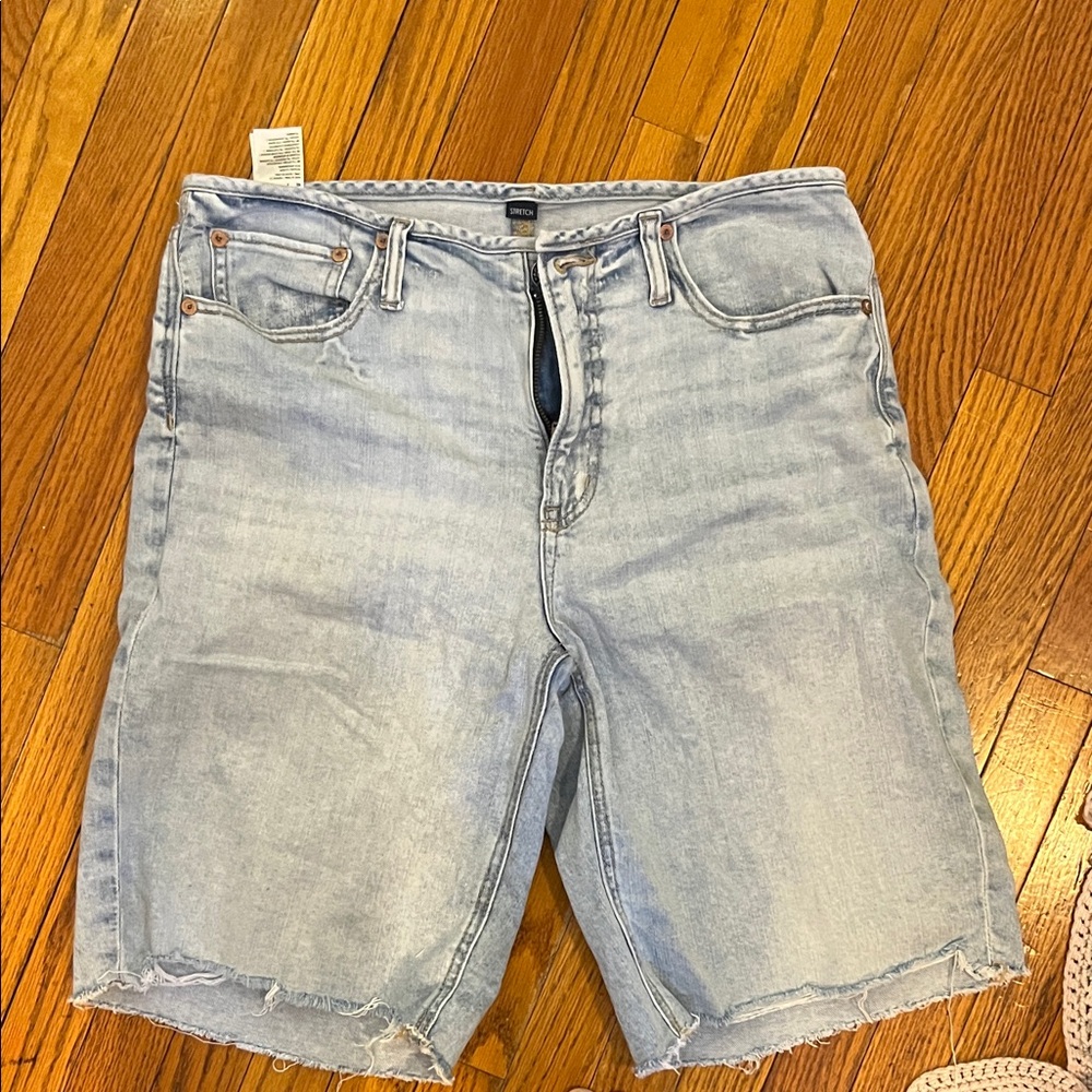 American Eagle Outfitters Light Blue Jean Shorts